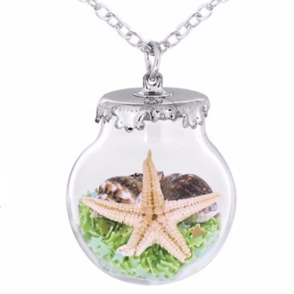 Nautical Starfish Shell Necklace